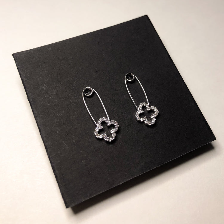 Clover Pin Earrings