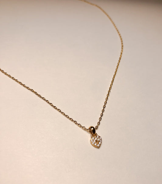 Mini Heart Lock Necklace
