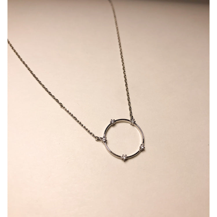 Circle Charm Necklace