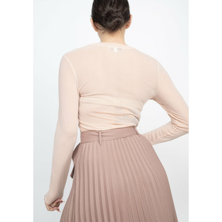 Night Out Mesh Top (Nude)