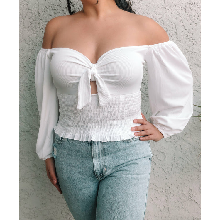 In Romance Top (White)