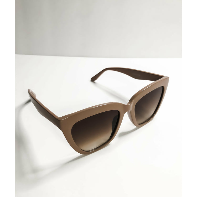 Cat Eye Sunglasses (Tan)