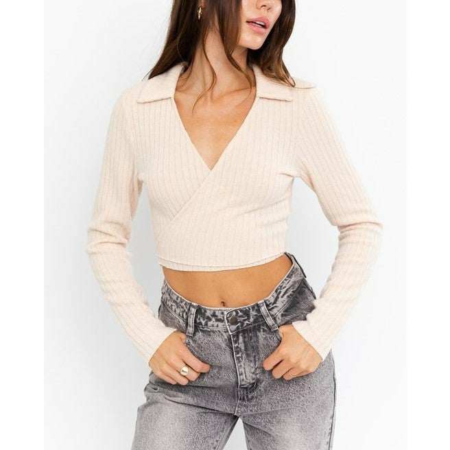 Amanda Tie Back Crop Top