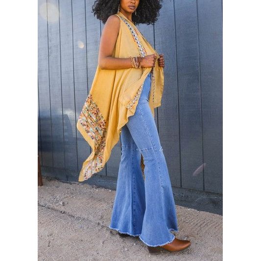 Aztec Vest Kimono